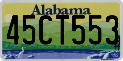 AL license plate 45CT553