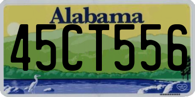 AL license plate 45CT556