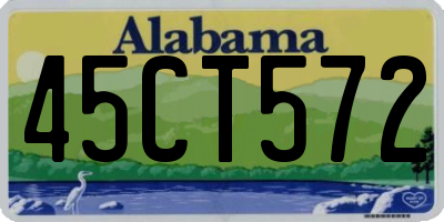 AL license plate 45CT572