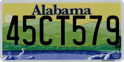 AL license plate 45CT579