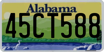 AL license plate 45CT588