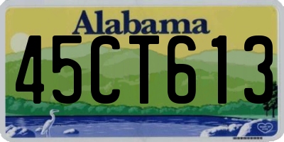 AL license plate 45CT613