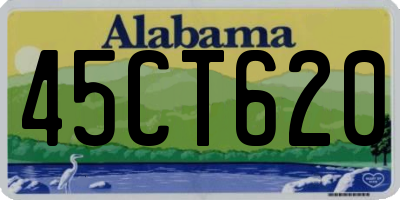 AL license plate 45CT620