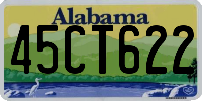 AL license plate 45CT622