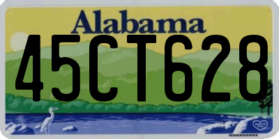 AL license plate 45CT628
