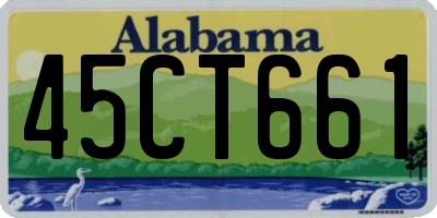 AL license plate 45CT661