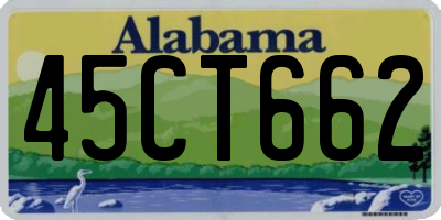 AL license plate 45CT662