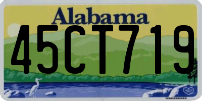 AL license plate 45CT719