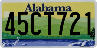 AL license plate 45CT721
