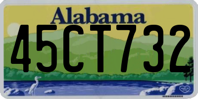 AL license plate 45CT732