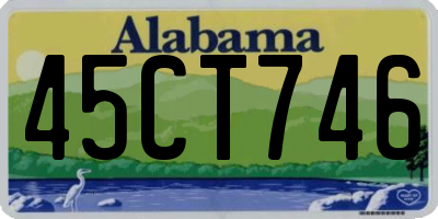 AL license plate 45CT746
