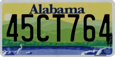 AL license plate 45CT764