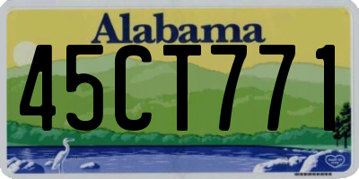 AL license plate 45CT771