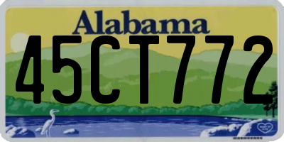 AL license plate 45CT772