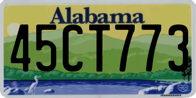 AL license plate 45CT773