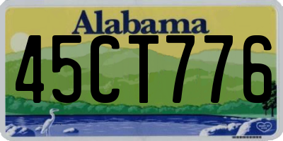 AL license plate 45CT776
