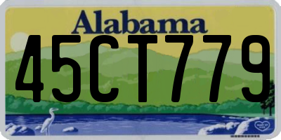 AL license plate 45CT779