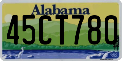 AL license plate 45CT780