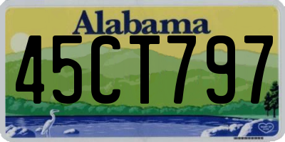 AL license plate 45CT797
