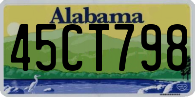 AL license plate 45CT798