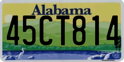 AL license plate 45CT814