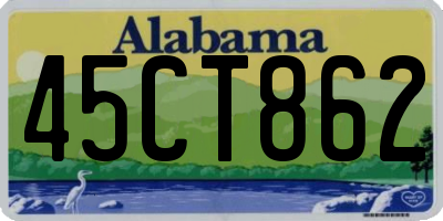 AL license plate 45CT862