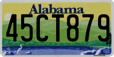 AL license plate 45CT879