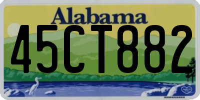 AL license plate 45CT882