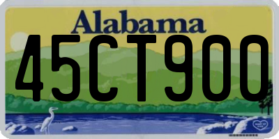 AL license plate 45CT900