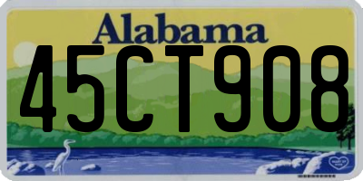 AL license plate 45CT908
