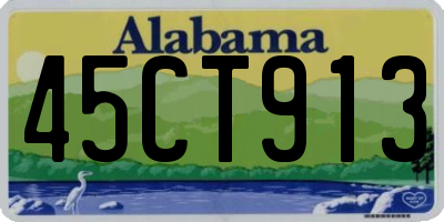 AL license plate 45CT913