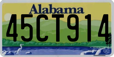 AL license plate 45CT914