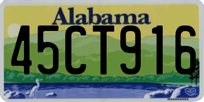 AL license plate 45CT916