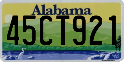 AL license plate 45CT921