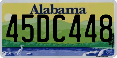 AL license plate 45DC448