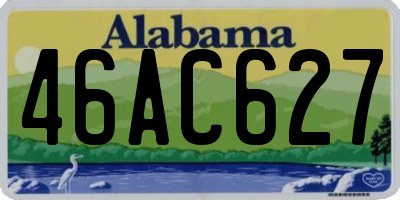 AL license plate 46AC627