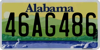 AL license plate 46AG486