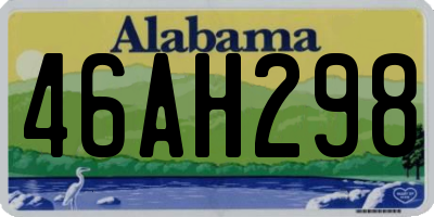 AL license plate 46AH298