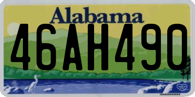 AL license plate 46AH490