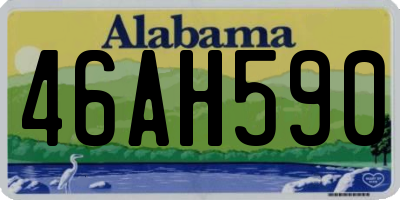 AL license plate 46AH590