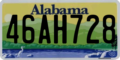 AL license plate 46AH728