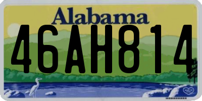 AL license plate 46AH814
