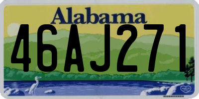 AL license plate 46AJ271