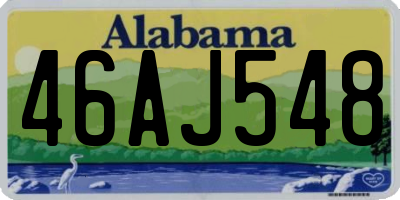 AL license plate 46AJ548