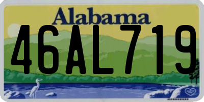 AL license plate 46AL719