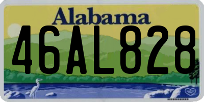 AL license plate 46AL828