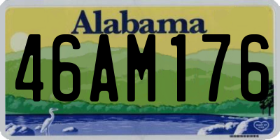 AL license plate 46AM176