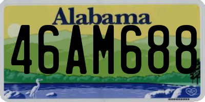 AL license plate 46AM688