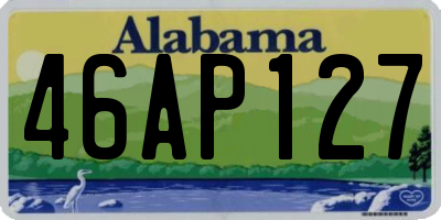 AL license plate 46AP127
