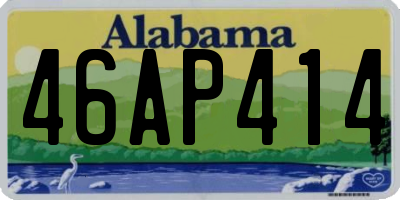 AL license plate 46AP414